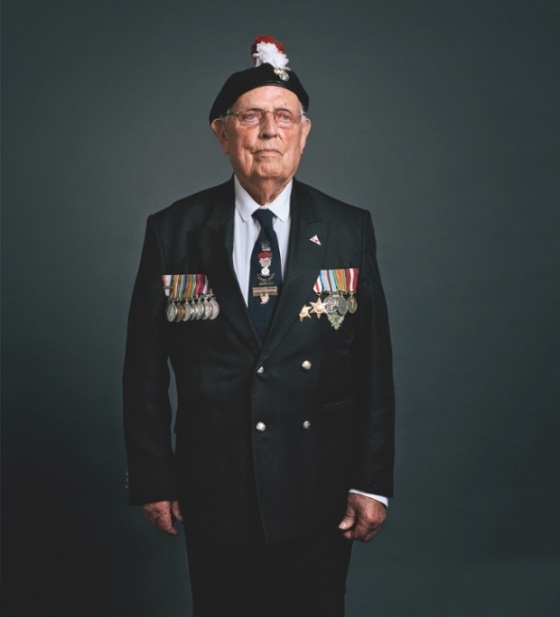 ‘People don’t realise how ill-equipped we were; the German equipment was a thousand times superior to ours,’ says Edward Bullock, who was in the air force. Photograph: Zed Nelson for the Guardian